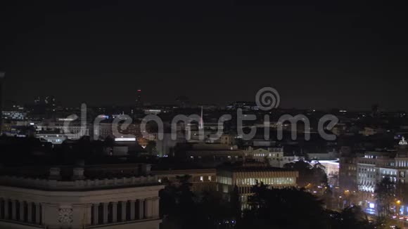 西班牙马德里夜景视频的预览图