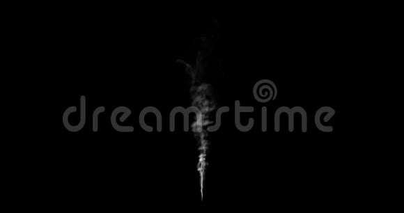 黑色烟雾或蒸汽的循环云视频的预览图