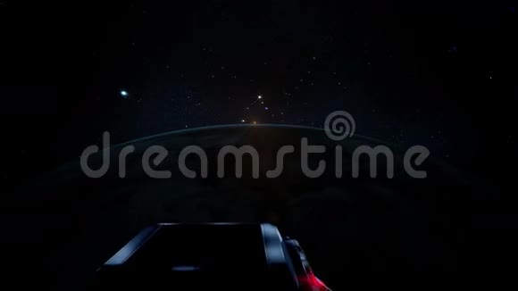 宇宙飞船现实的4k动画视频的预览图