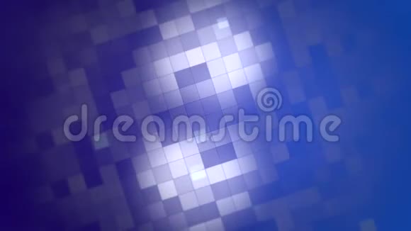 运动蓝色方块抽象背景视频的预览图