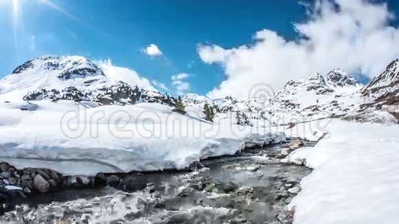 雪河时间间隔4k视频的预览图