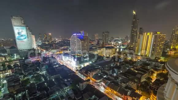 曼谷城市景观时间流逝视频的预览图