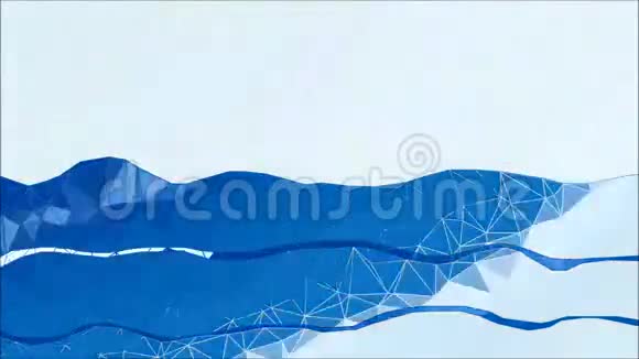 蓝色三角形编织视频的预览图