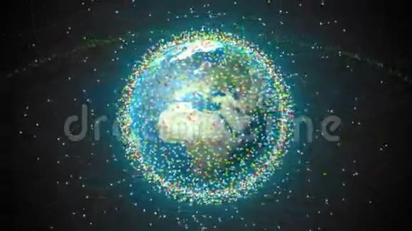 地球上的卫星视频的预览图