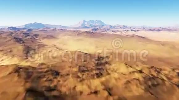 飞越沙漠红色星球视频的预览图