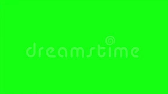 黑色平板电脑打开绿色背景易于定制的蓝色屏幕计算机生成的图像视频的预览图