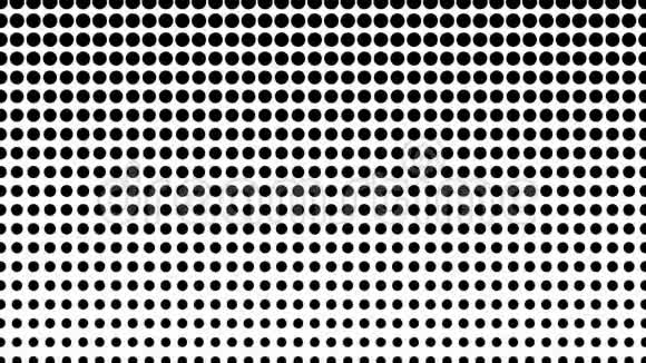 半色调的多个点电脑生成抽象背景三维渲染背景具有光学错觉效果视频的预览图
