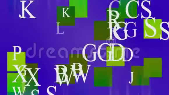 蓝色的白色换字母视频的预览图