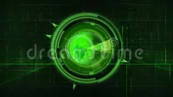 技术环球绿色4K循环视频的预览图