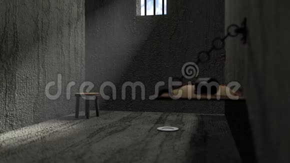 3D监狱牢房场景视频的预览图