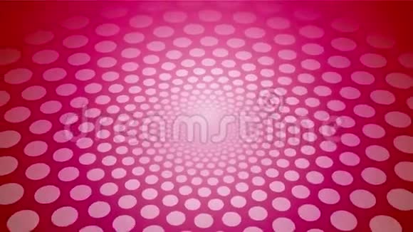粉红色圆形背景与圆点视频的预览图