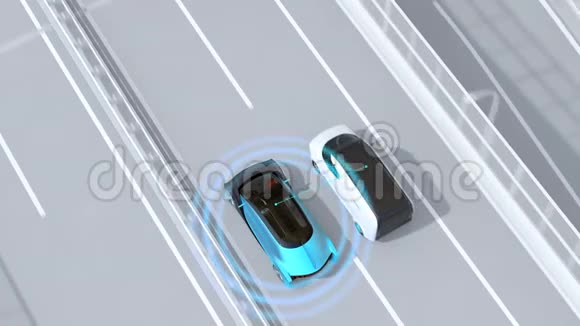 电动车在高速公路上快速行驶视频的预览图
