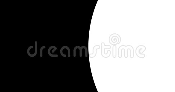 抽象的水平垂直和斜线和形状与同心圆相交笔划条纹黑色视频的预览图