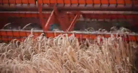 联合收割机在农业领域工作视频的预览图