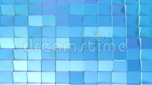 摘要简单的蓝紫低聚三维表面作为美丽的背景软几何低聚运动背景视频的预览图