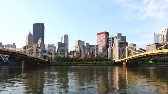 匹兹堡天际线与桥4K视频的预览图