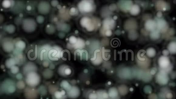 抽象艺术颗粒细胞点蛋细菌微生物孢子背景视频的预览图