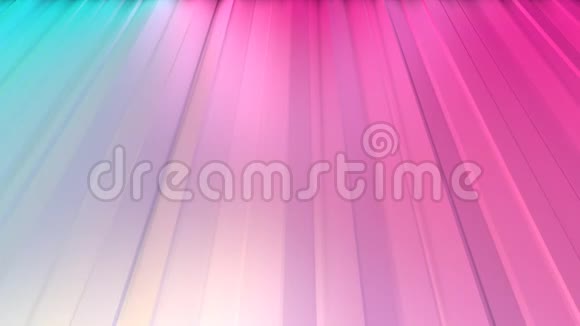 抽象简单的蓝色粉红色低聚三维窗帘作为卡通背景移动纯软低聚运动背景视频的预览图