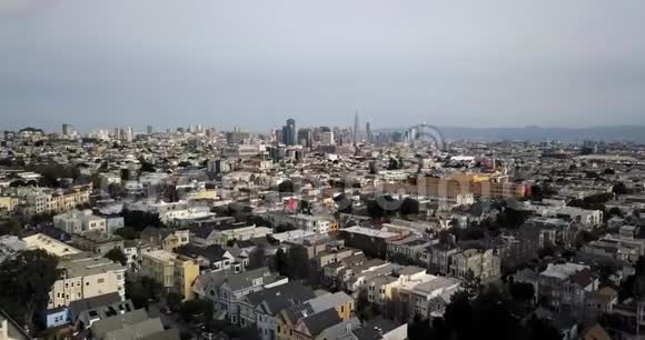 美国旧金山全景城市景观视频的预览图