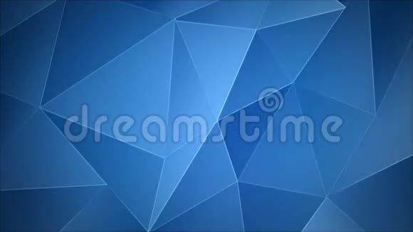抽象动画背景三角形视频的预览图