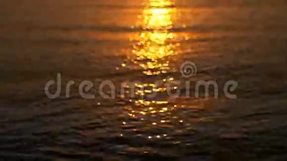 海上美丽的日出视频的预览图