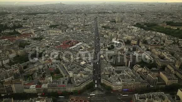 巴黎天际线景观视频的预览图