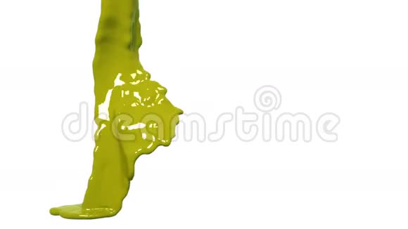 黄色液体填满一个容器彩色油漆视频的预览图