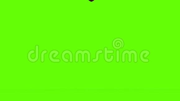 绿色背景下的橄榄球球视频的预览图