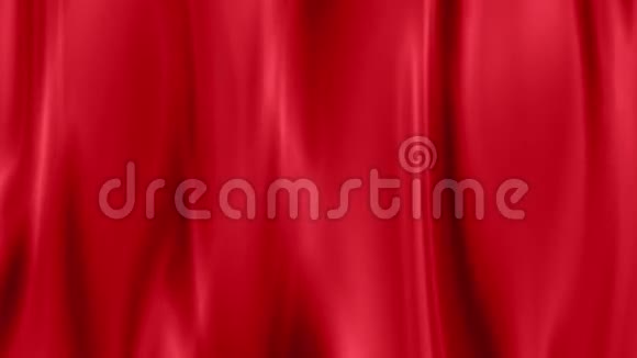 红色窗帘作为背景无缝循环准备动画视频的预览图