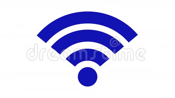 无线网络图标WiFi符号视频的预览图