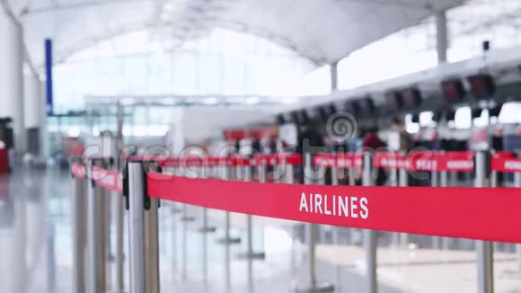 航空公司和登记柜台视频的预览图