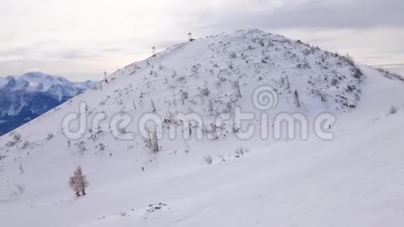 奥地利SalzkammergutFeuerkogel高原全景视频的预览图