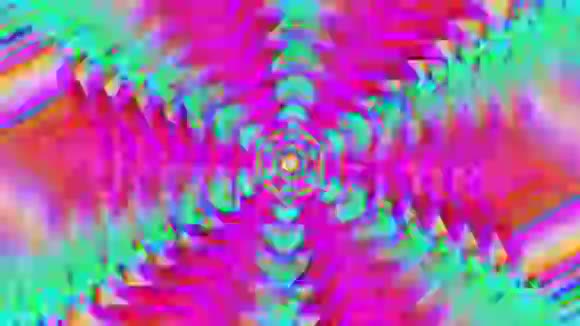 催眠万花筒耀斑全息背景视频的预览图