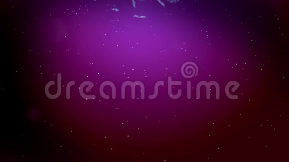 装饰性的3d雪花在紫色背景下在夜间缓慢地漂浮在空气中作为圣诞动画使用新视频的预览图