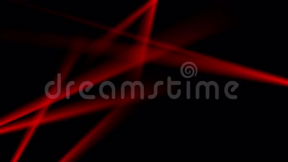 发光霓虹灯红色平滑条纹视频动画视频的预览图