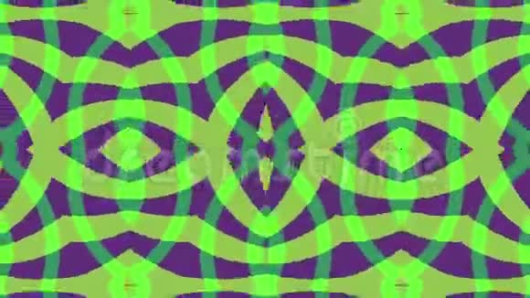 绿紫色背景锯齿对称环形视频的预览图