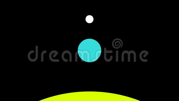 围绕地球旋转的月球阶段视频的预览图