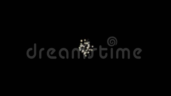 气泡水泡颗粒背景烟花萤火虫点尘烟视频的预览图