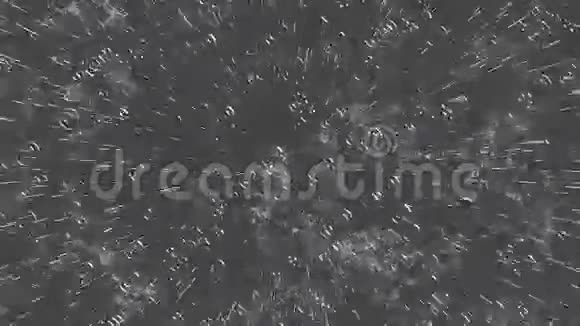 灰色背景下完美无缝隙雨圈动画视频的预览图