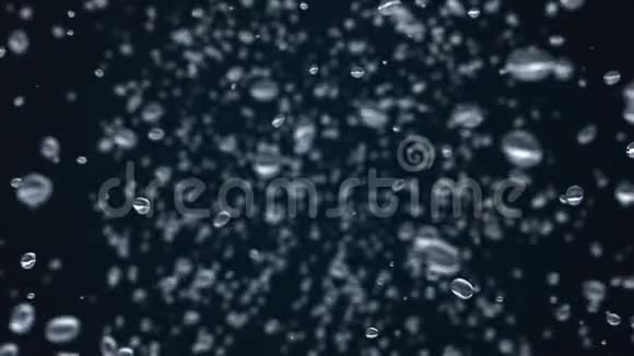 美丽的雨滴及时冻结视频的预览图