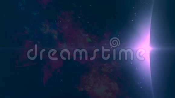 太空星云外层空间的星团和等离子体视频的预览图