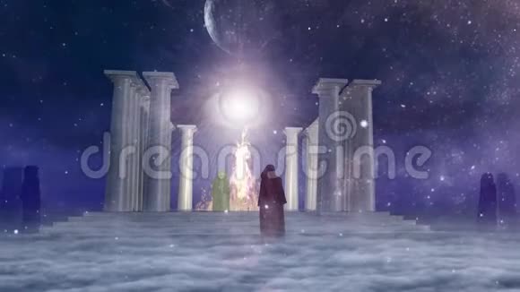 神秘的神庙视频的预览图