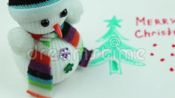 雪人和圣诞节视频的预览图