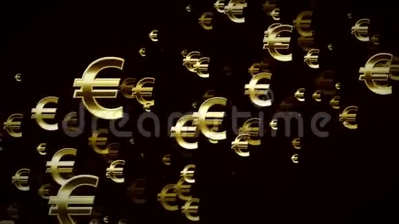 欧洲象征黄金和黑色崛起视频的预览图