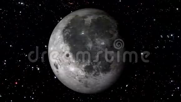满月带星场动背景旋转360度视频的预览图