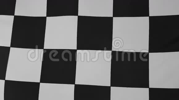 一面黑白格子旗视频的预览图