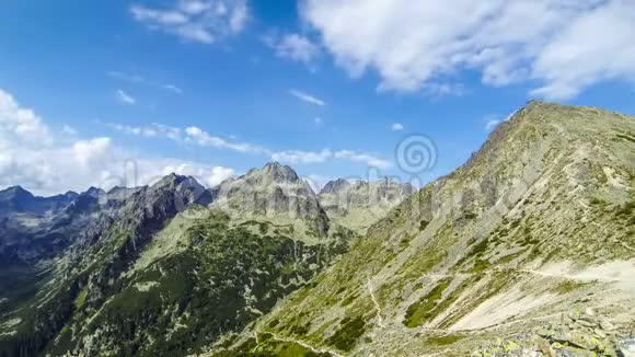 斯洛伐克塔特拉斯山脉夏季景色优美视频的预览图