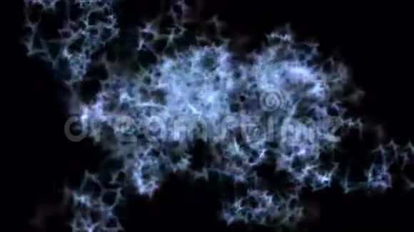抽象水液波纹烟雾宇宙星系星云云粒子视频的预览图
