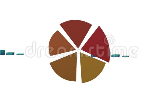 图表显示不断变化的统计数据视频的预览图