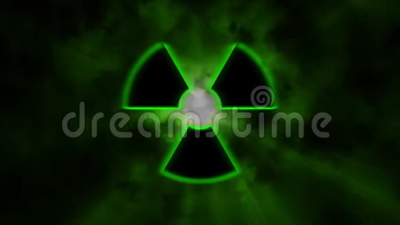 有放射性迹象一个放射性信号发出辐射和很多光视频的预览图